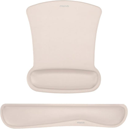MOSISO Wrist Rest Support for Mouse Pad & Keyboard Set, Ergonomic Mousepad by MOSISO