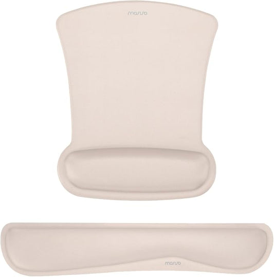MOSISO Wrist Rest Support for Mouse Pad & Keyboard Set, Ergonomic Mousepad by MOSISO