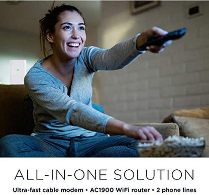 Motorola MT7711 Cable Modem-Two Phone Ports Router, DOCSIS 3.0 Modem, AC1900 - Image 3