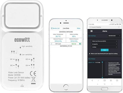 Ecowitt WH55 Wireless Water Leak Detection Sensor by ECOWITT
