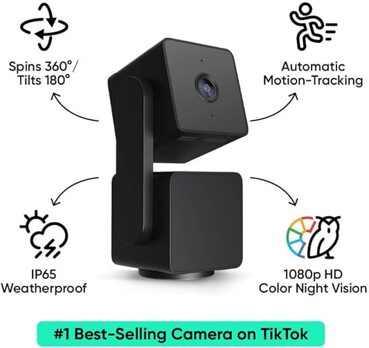 WYZE Cam Pan v3 Indoor/Outdoor IP65 1080P 360° Pan/Tilt/Zoom WiFi Smart Home - Image 2