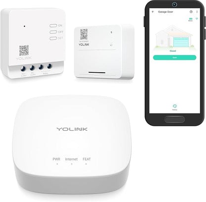 Smart Garage Door Kit with YoLink Hub by YoLink