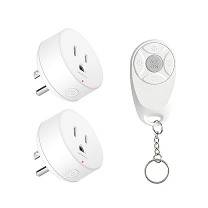 Remote Control Outlet, Wireless Light Switch, 500ft Range, No Wiring Needed by greencycle