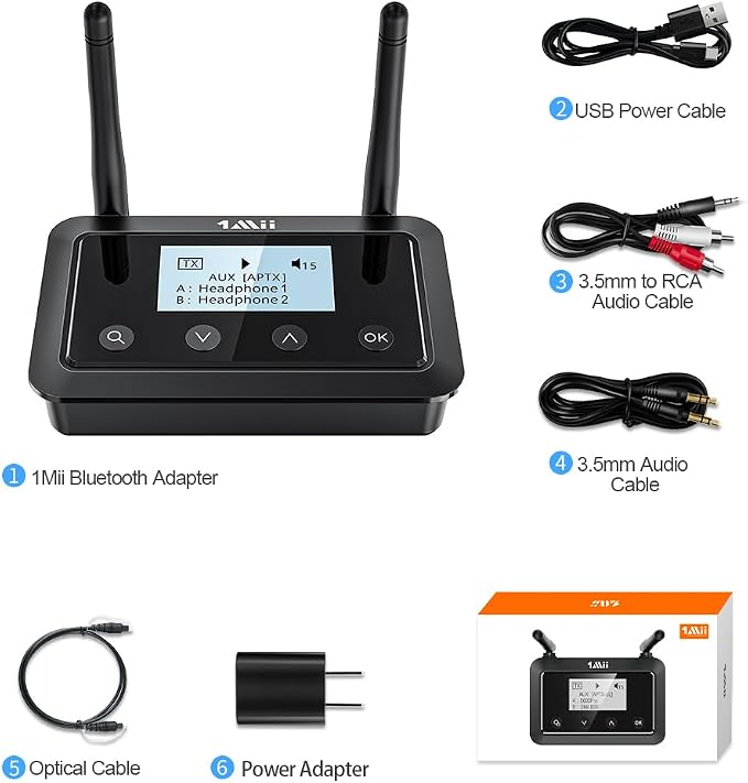 1Mii B03+ Bluetooth Transmitter Receiver - Image 8