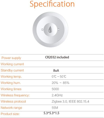 Haozee Zigbee Water Leak Detector Sensor - Image 8