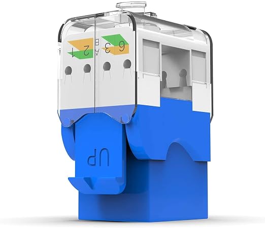 AMPCOM CAT6 Keystone Jack Tool-Less RJ45 UTP, No Punch-Down Tool Required - Image 2