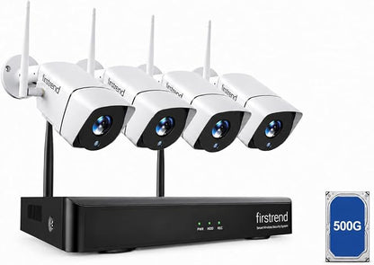 Firstrend WiFi Wireless Security Camera System, 8Ch NVR by firstrend