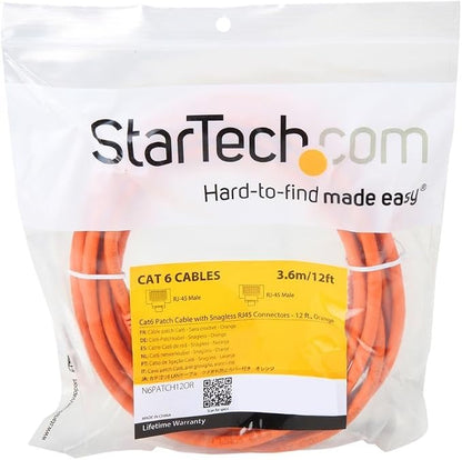 StarTech 12ft CAT6 Ethernet Cable - Image 2