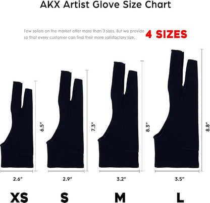 AKX Artist Glove -Palm Rejection Drawing Glove - Image 6