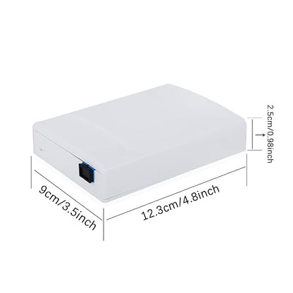 Fiber Optic Terminal Junction Box 2 Ports Fiber Panel Desktop Box - Image 6
