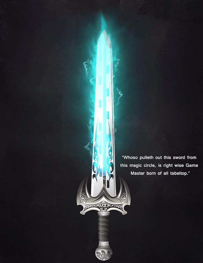 Initiative Tracker Acrylic Laser Cut Sword in The Stone Base - Image 6