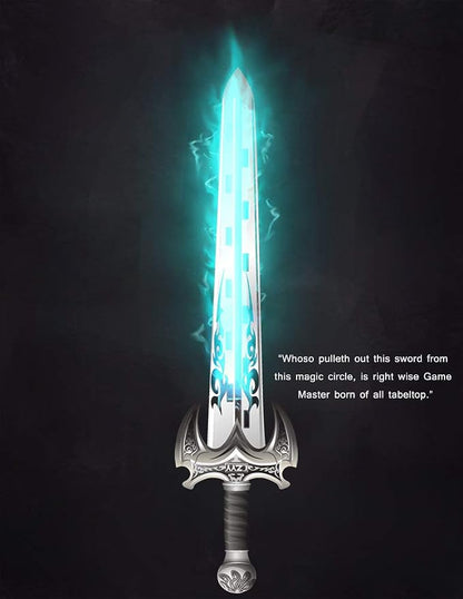 Initiative Tracker Acrylic Laser Cut Sword in The Stone Base - Image 6