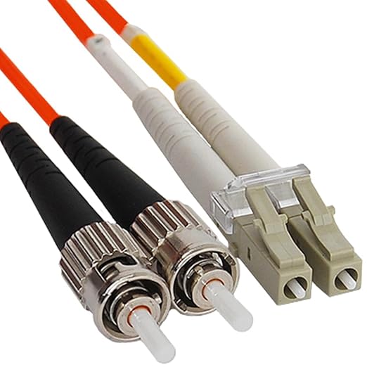 ICC LC to ST Duplex Multimode 62.5/125 Fiber Patch Cable, OFNR Riser, 2.0mm Zip by ICC