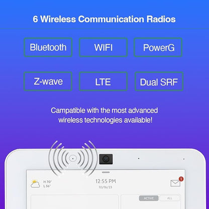 Qolsys IQ Panel 4: Wireless Smart Home Security System Alarm Panel - Image 8