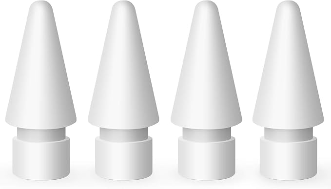 MEKO 4 Pack Replacement Tips for Apple Pencil 1st Gen & 2nd Gen, Pen Nibs for by MEKO