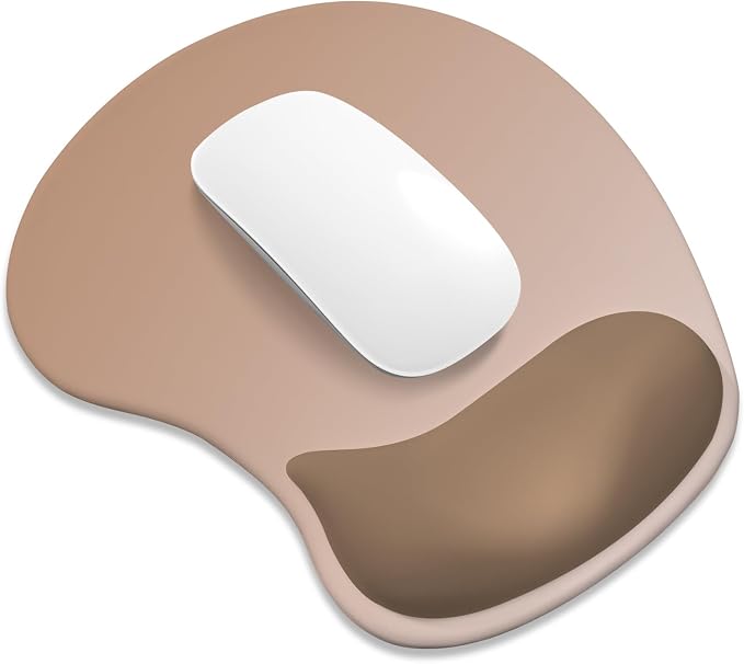 ITNRSIIET Ergonomic Mouse Pad, Cushioned Gel Wrist Rest, Non-Slip Base by +ITNRSIIET
