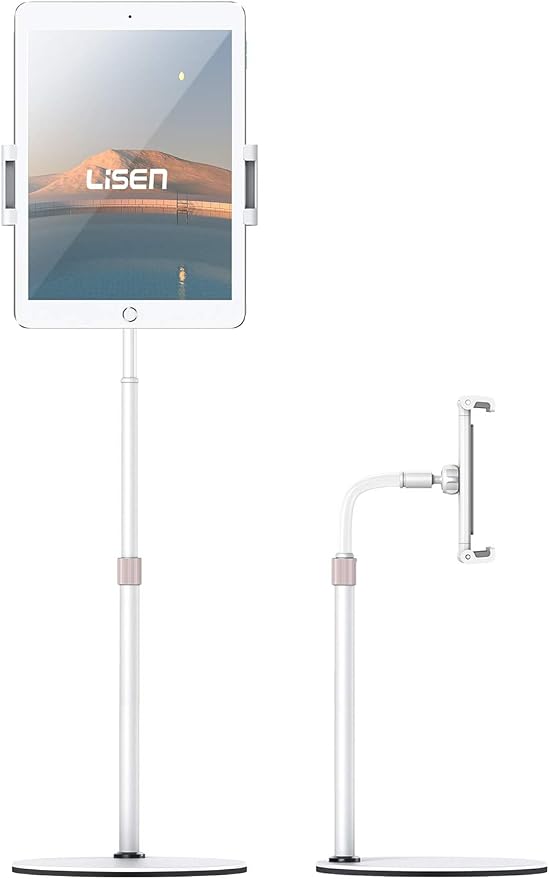 LISEN Tablet Stand Tablet Holder, Adjustable iPad Stands by Lisen