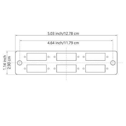 LC/OM3 Fiber Patch Panel, 6 Multimode Aqua Blue 4 Channels LC Adapters - Image 7