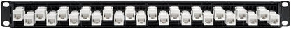 TRIPP LITE 24-Port Cat6a Cat6 Cat5e Feed-Through Patch Panel Offset w/Cable - Image 2
