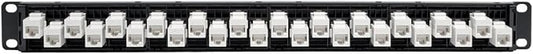 TRIPP LITE 24-Port Cat6a Cat6 Cat5e Feed-Through Patch Panel Offset w/Cable - Image 2