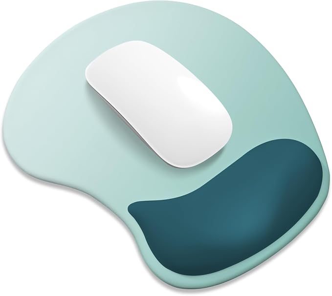 ITNRSIIET Ergonomic Mouse Pad, Cushioned Gel Wrist Rest, Non-Slip Base by +ITNRSIIET