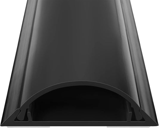 Cord Cover Floor 34in, Large Capacity Floor Cable Cover, Hard PVC Cord Hider by ZhiYo