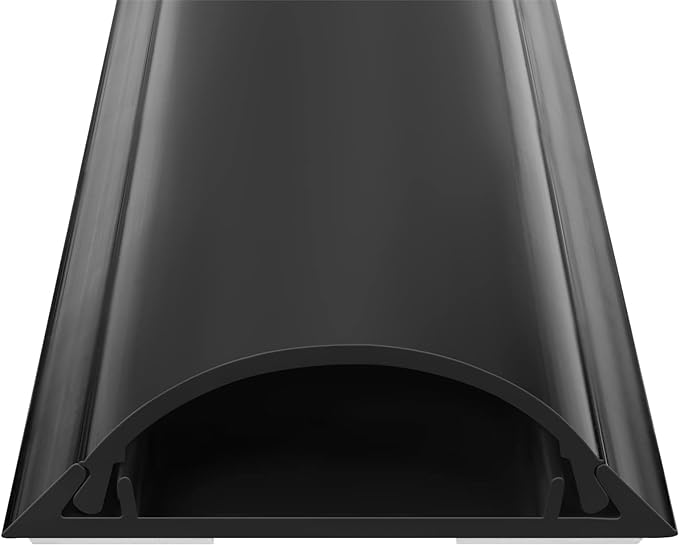 Cord Cover Floor 6.6ft, Large Capacity Floor Cable Cover, Hard PVC Cord Hider by ZhiYo