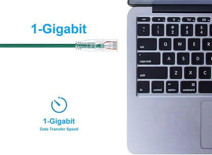 Monoprice Cat6 20ft Green Component Level Patch Cable UTP 28AWG 550MHz Pure - Image 5