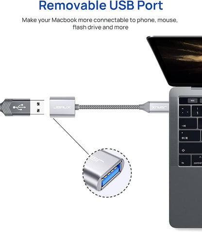 JSAUX USB C to USB Adapter, USB Type C Male to USB 3.0 Female OTG Cable - Image 4