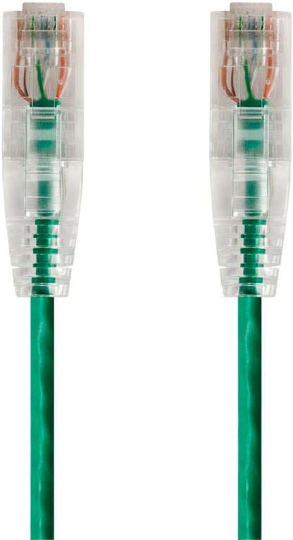 Monoprice Cat6 10ft Green Component Level Patch Cable UTP 28AWG 550MHz Pure by Monoprice