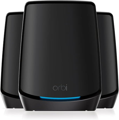 NETGEAR Orbi Tri-Band WiFi 6 Mesh System – Router + 2 Satellite Extenders by NETGEAR