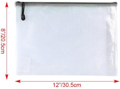 Oaimyy-20 Pcs 8"x 10" Inch Mesh Zipper Pouch Bags, Zipper Bags - Image 2