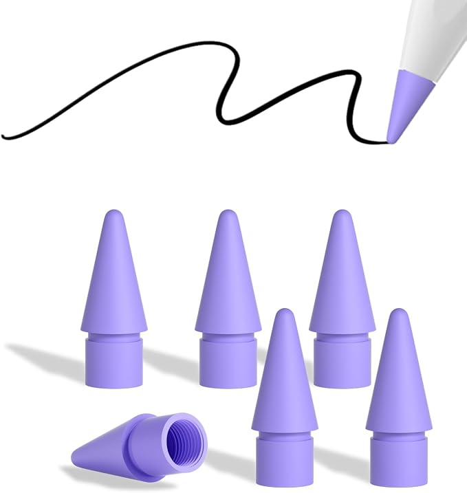 Replacement Pencil Tips for Apple Pencil Pro, Pen Tips for Apple Pencil 2nd by KECOBI