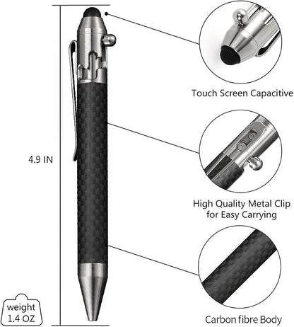 Cool Hand 4.9'' Carbon Fiber Bolt Action Pen - Image 4