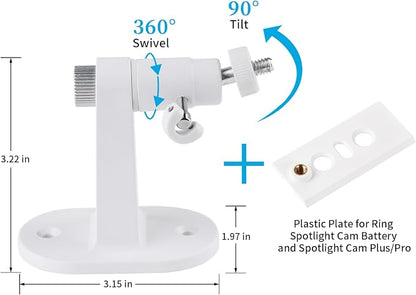 2Pack Security Wall Mount for Ring Spotlight Cam Battery and Ring Spotlight Cam - Image 3