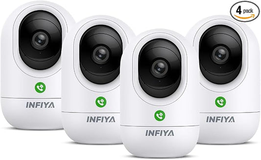 INFIYA 2K Indoor Camera-360° Pan/Tilt Baby/Elderly/Pet Camera by INFIYA