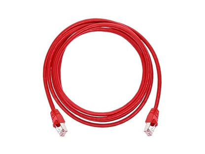Monoprice Cat6A 7ft Red Patch Cable Double Shielded 26AWG 10G Pure Bare Copper - Image 4