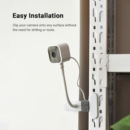 Holicfun Clip Mount for Ring, Google Nest, and Arlo Indoor Outdoor Cameras - Image 2