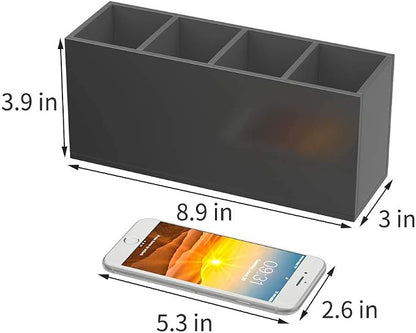 NIUBEE Acrylic Pen Holder 4 Compartments - Image 3