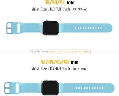 Sport Band Compatible with Apple Watch Bands 49mm 46mm 45mm 44mm 42mm 41mm 40mm - Image 7