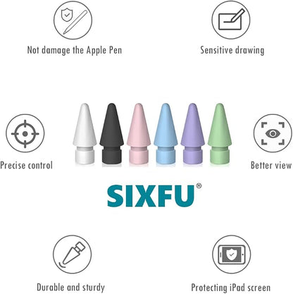 6 Color Tips for Apple Pencil tip, Apple Pen Tip Compatible - Image 4