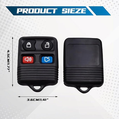 2Pcs Keyless Entry Remote Key Fob 4-Button Replacement - Image 2