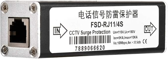 RJ11 Telephone Fax Protector, Lighting Thunder Arrester Device, Audio Telephone - Image 7
