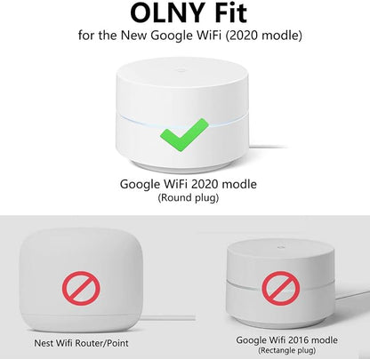Pefecon Outlet Wall Mount for Google WiFi AC1200, No Messy Wires Space Saving - Image 4