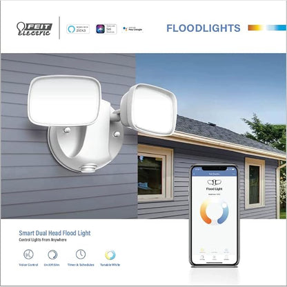 Smart WiFi Dual Head LED Flood Light - Image 9