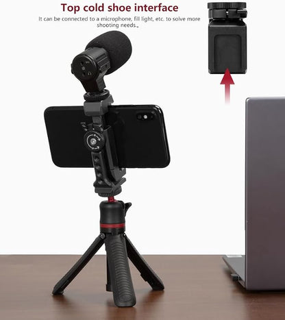 REFLEX CAMERA Metal Mobile Phone Tripod Mount, 360° Rotatable - Image 8