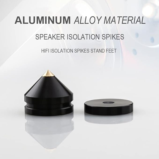 4Pcs Speaker Isolation Spikes Floor Protectors Shockproof Speaker Isolation - Image 2