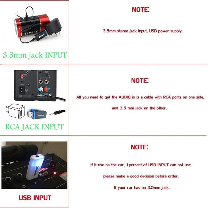 USB Bluetooth Car Adapter, Wireless Audio Adapter Music Receiver - Image 4