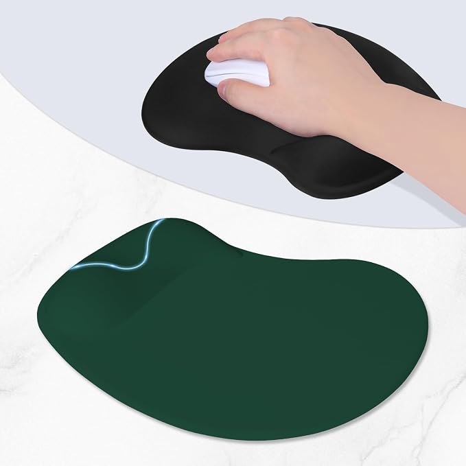 ITNRSIIET Ergonomic Mouse Pad, Cushioned Gel Wrist Rest, Non-Slip Base - Image 3