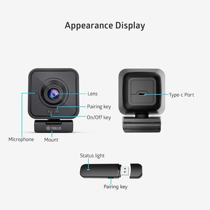 TOALLIN 1080P HD Wireless Webcam - Image 5